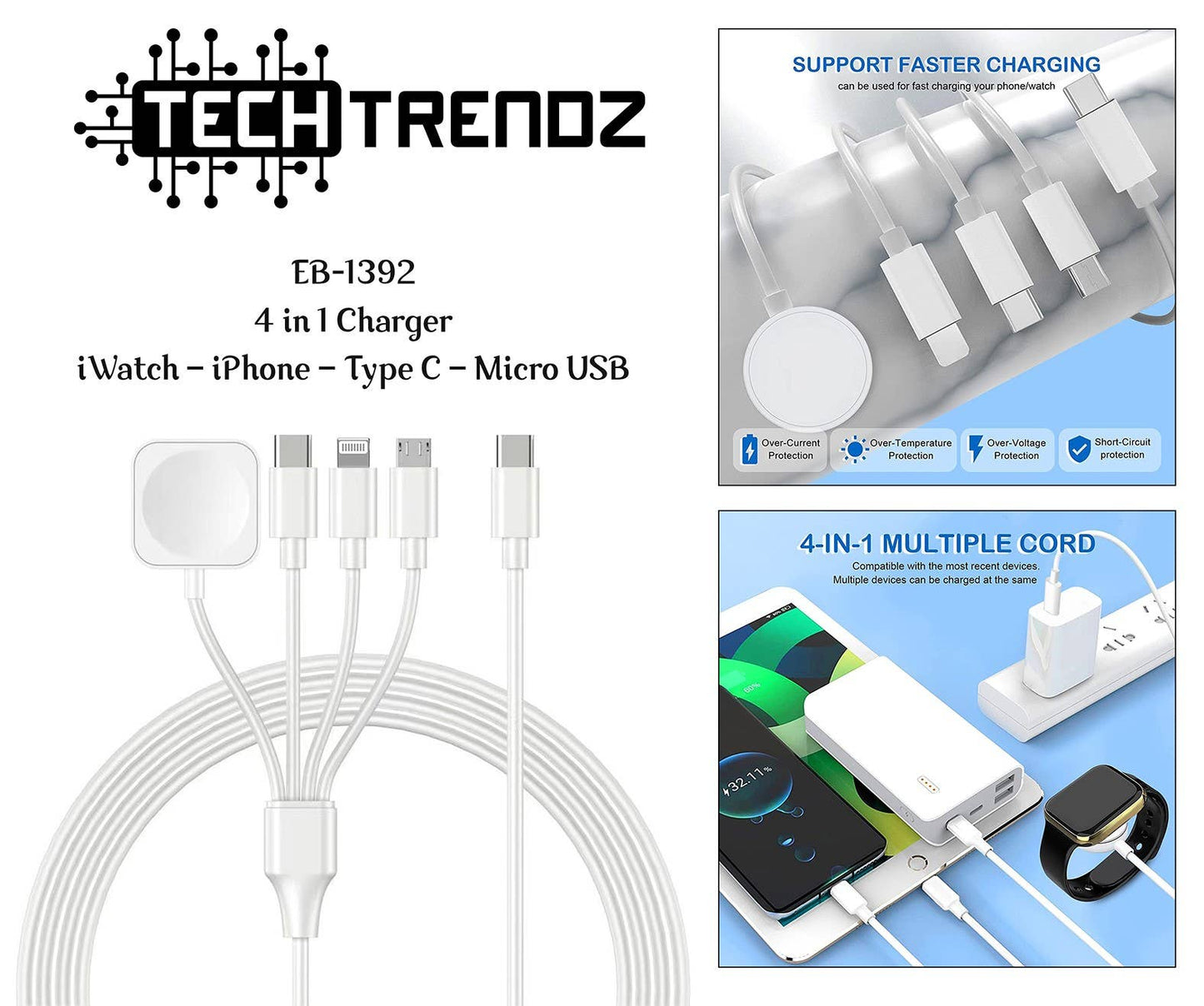 4-in-1 Charging Cable