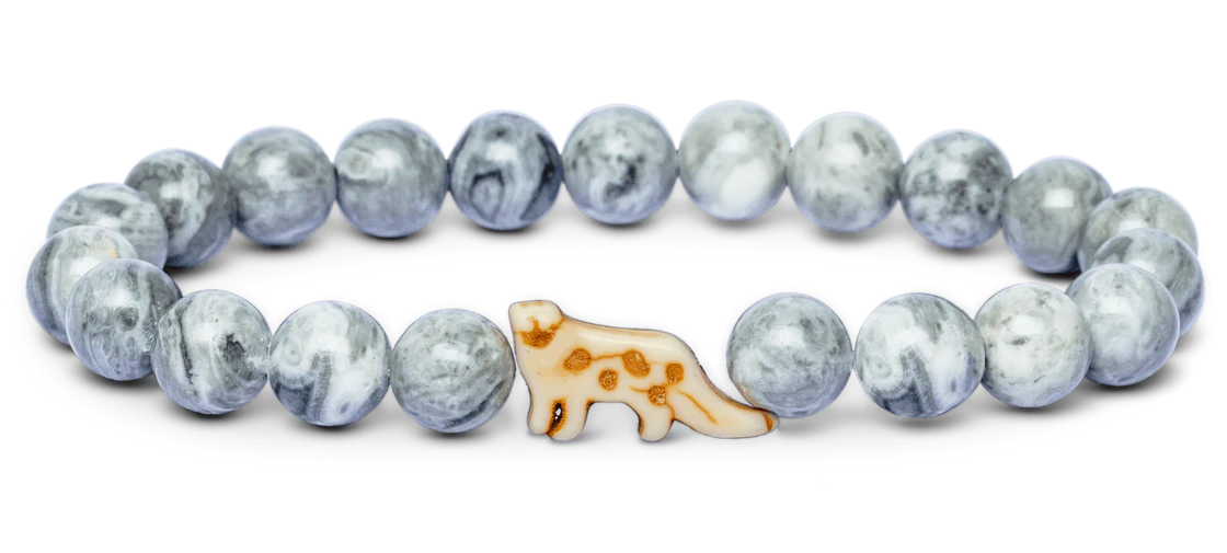 Snow Leopard Fahlo Bracelet