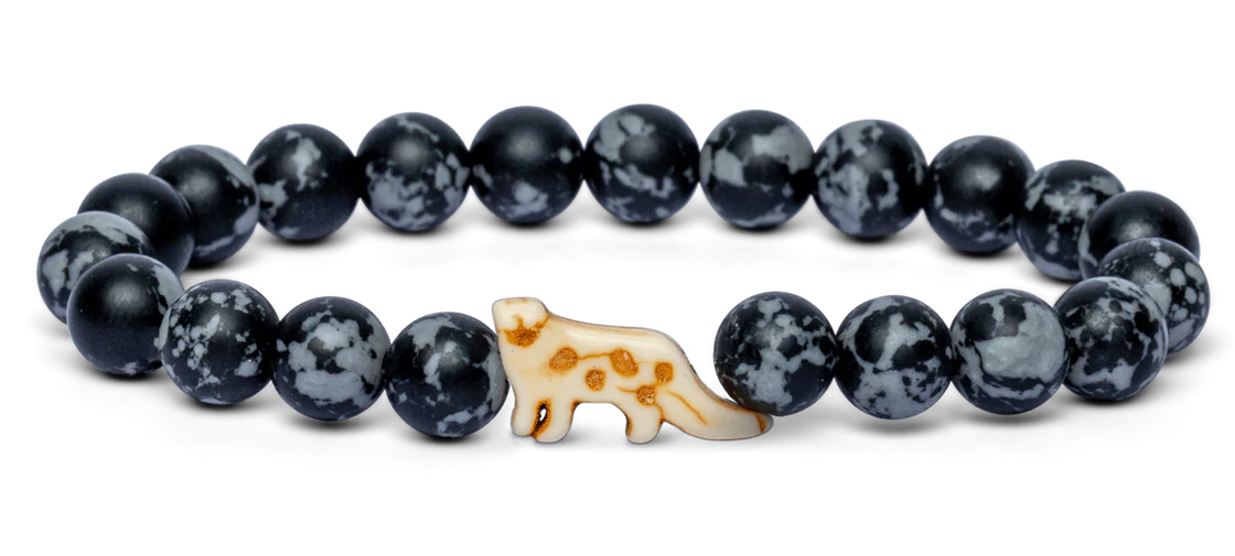 Snow Leopard Fahlo Bracelet