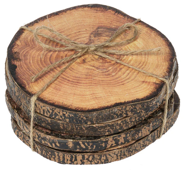 Faux Wood Coaster