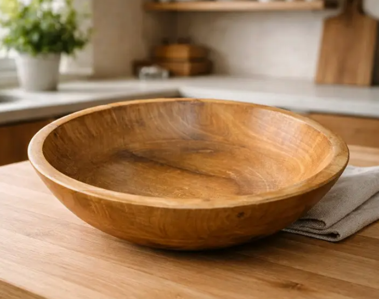 Dark Wooden Bowl