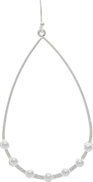 Pearl Beaded Teardrop Earring