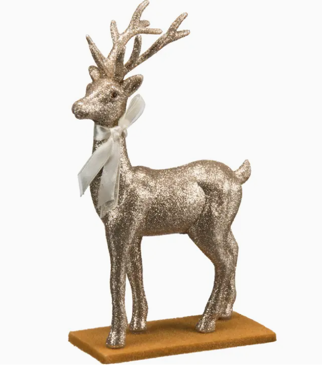Champagne Glitter Deer