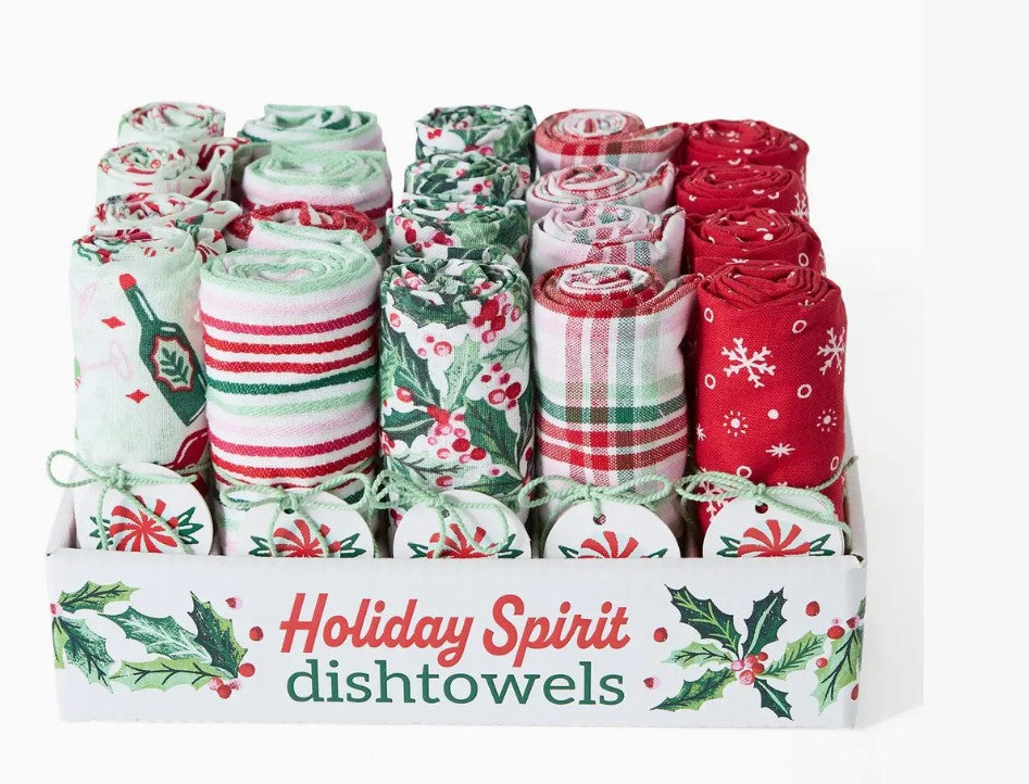 Holiday Spirit Assorted Dishtowels