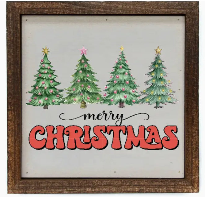 Merry Christmas w Christmas Trees