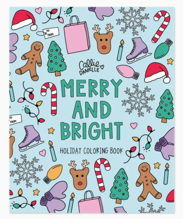 Merry & Bright Holiday Coloring Book