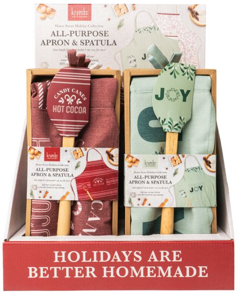 Home Sweet Holidays Apron & Spatula Set