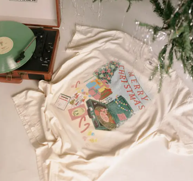 A Vintage Christmas Graphic Tee
