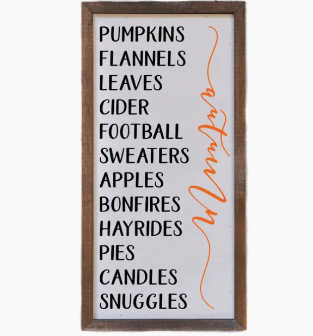 Best Of Autumn Fall Sign