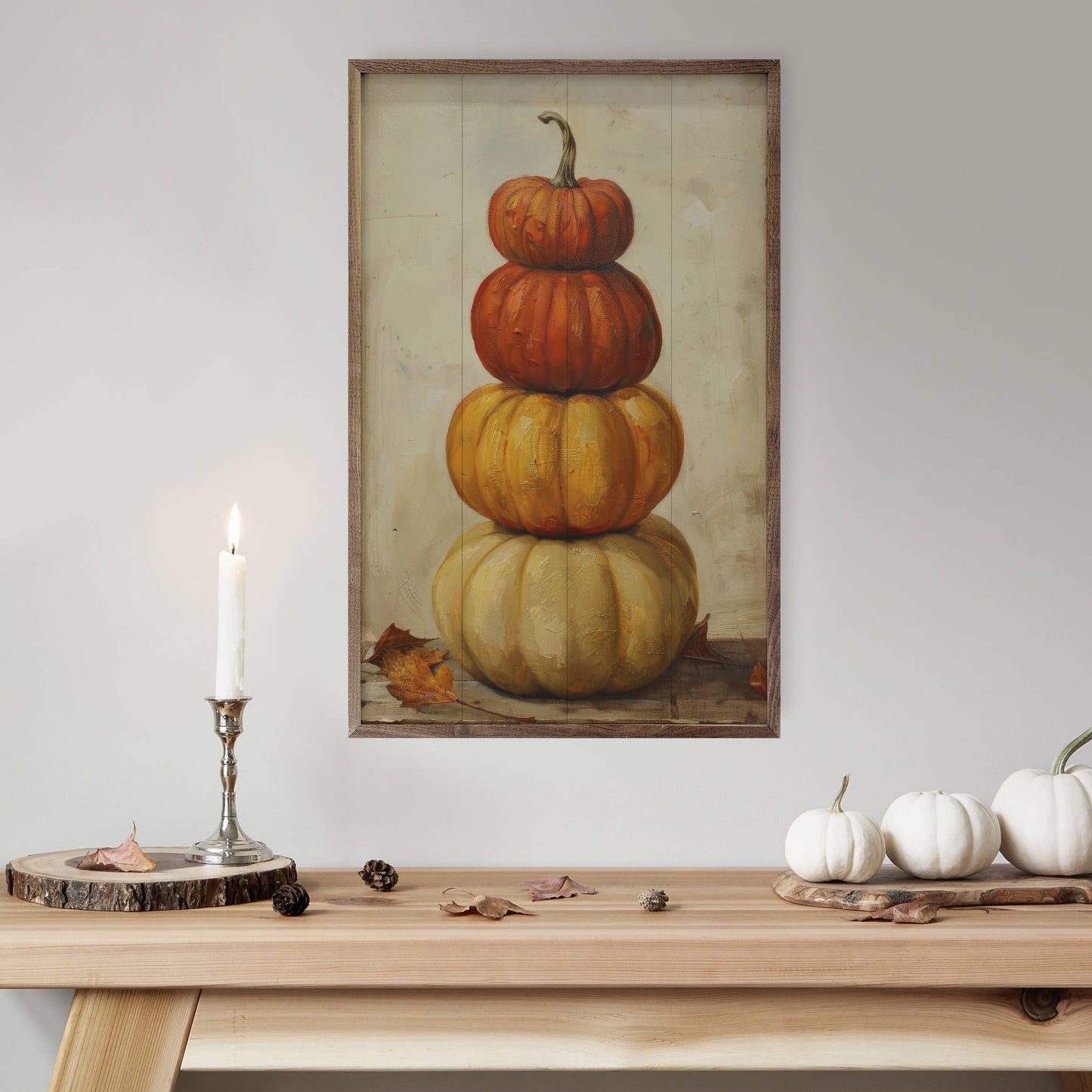 Pumpkin Stack By Petals Prints Design