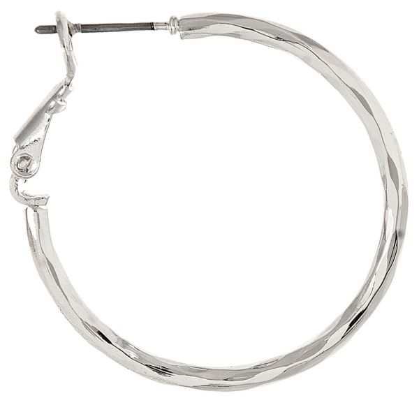 Medium Hammered Hoop