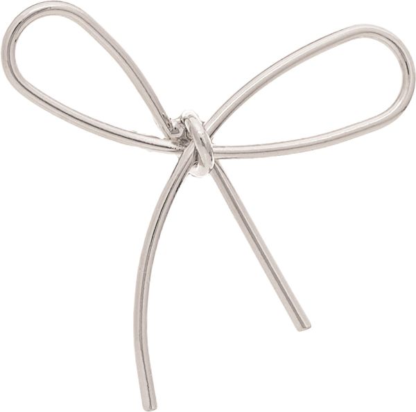 Wire Bow Tie Post Earring