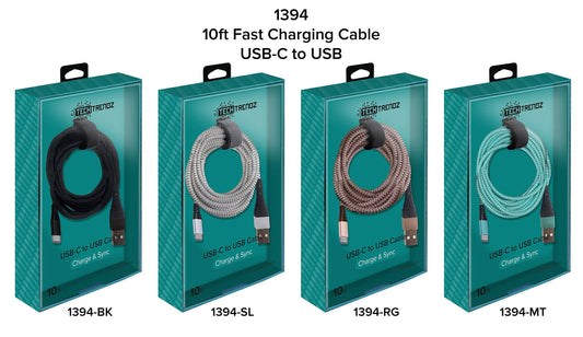 USB-C Fast Charging Cable - 10ft