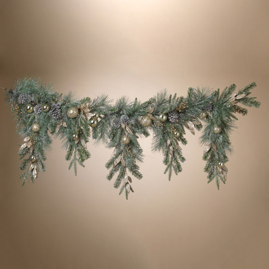 Pinecone Garland w/ Dropping Branches