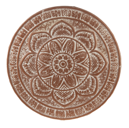 Embossed Floral Medallion