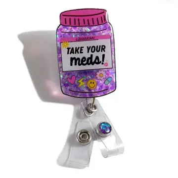 Glitterific Badge Reel