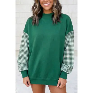 Evergreen Mock Neck