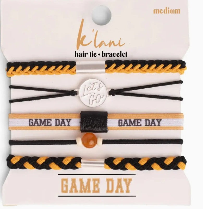 "Game Day" Hair Tie Bracelets