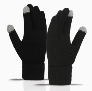 Women's Winter Knit Touchscreen Gloves
