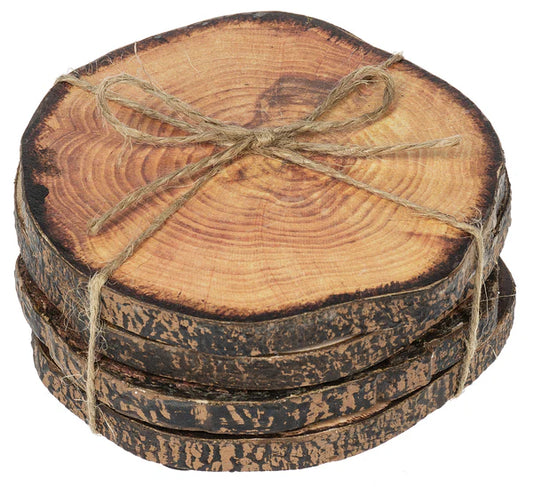 Faux Wood Coaster