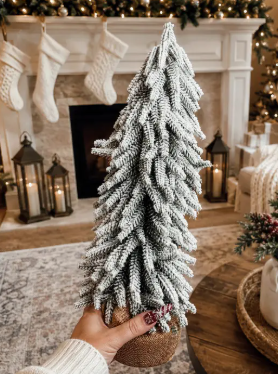 Flocked Snow Christmas Tree
