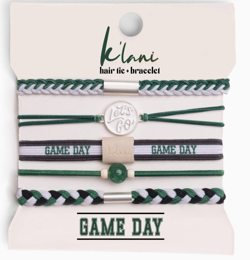 "Game Day" Hair Tie Bracelets