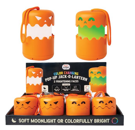 Spooky Color-Changing Pop-Up Jack-O-Lanterns