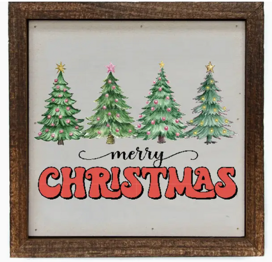 Merry Christmas w Christmas Trees
