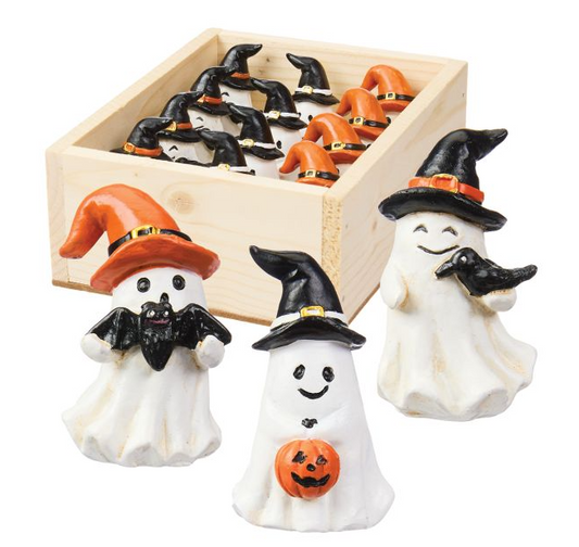 Spooky Halloween Ghost Figurines