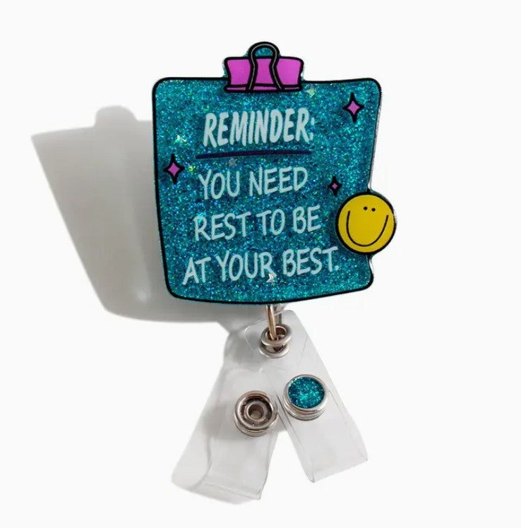 Glitterific Badge Reel
