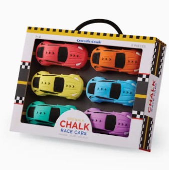 Sidewalk Chalk - Race Cars