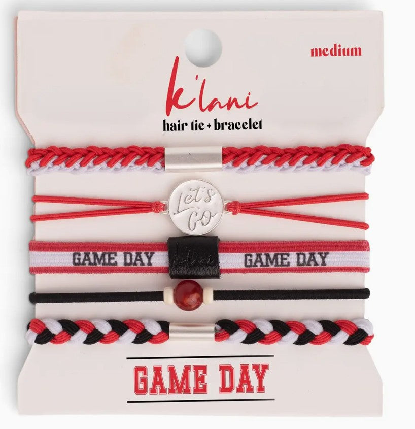 "Game Day" Hair Tie Bracelets