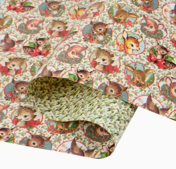 Retro Christmas Wrapping Paper