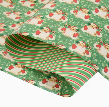Retro Christmas Wrapping Paper