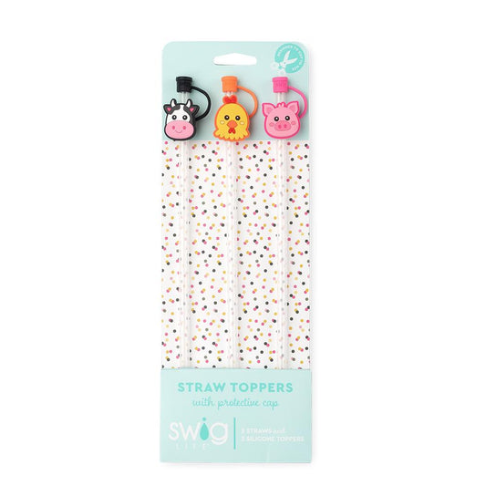 Straw Topper Set