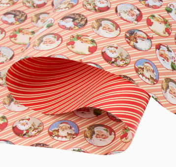 Retro Christmas Wrapping Paper