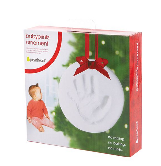 Christmas Babyprints Ornament