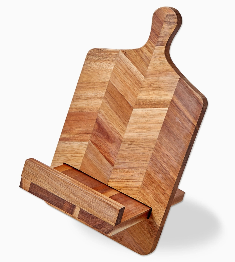 Acacia Wood Cookbook Holder