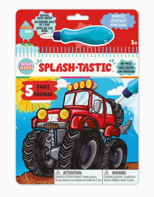 Splash Tastic Vehicles Water Coloring Pad