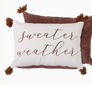 Sweater Weather Pillow
