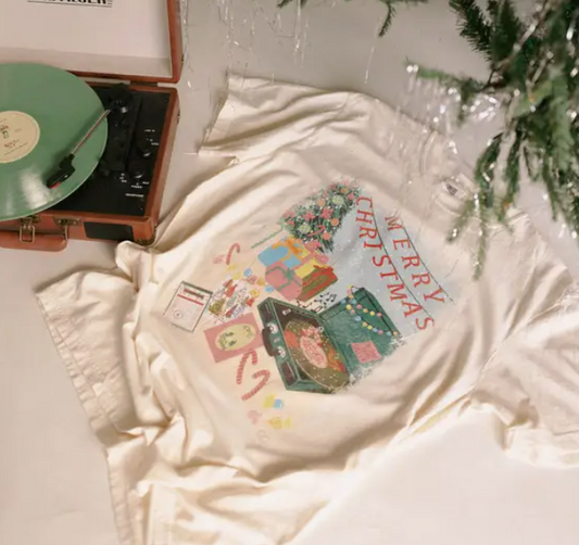 A Vintage Christmas Graphic Tee