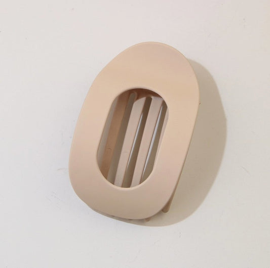 Oval Flat Claw Clip