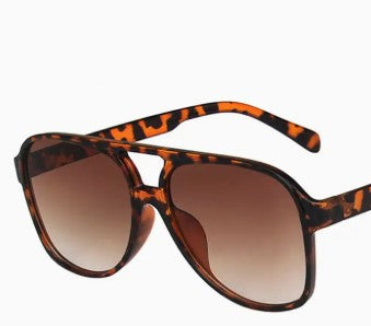 Vintage Double Bridge Aviator Sunglasses