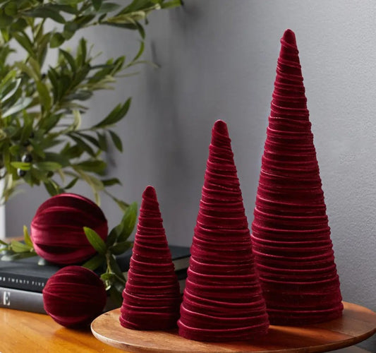 Burgundy Velvet Trees