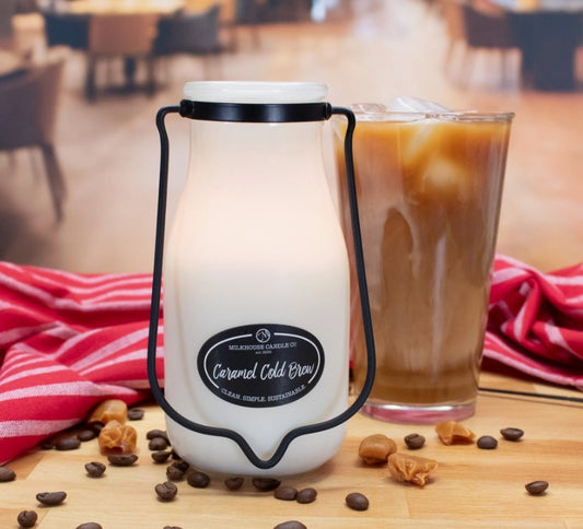 Milk Bottle Candles