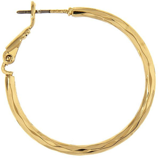Medium Hammered Hoop
