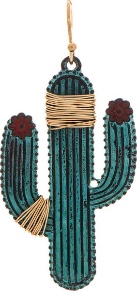 Wrapped Cactus Earring