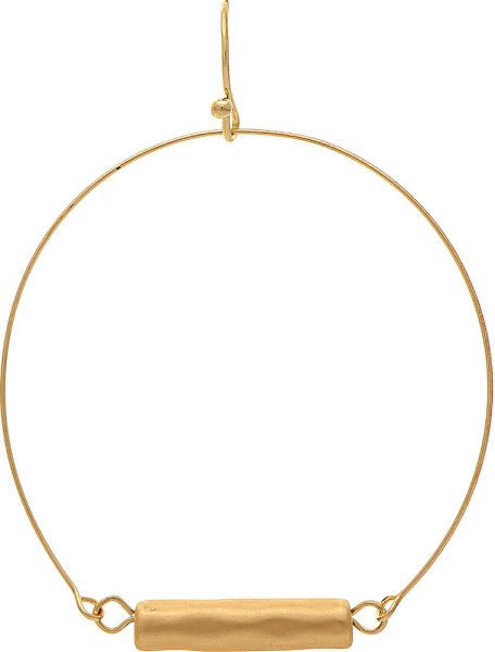 Bar Center Circle Earring