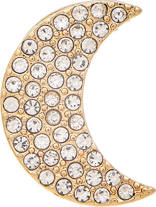 Crescent Moon Post Earring