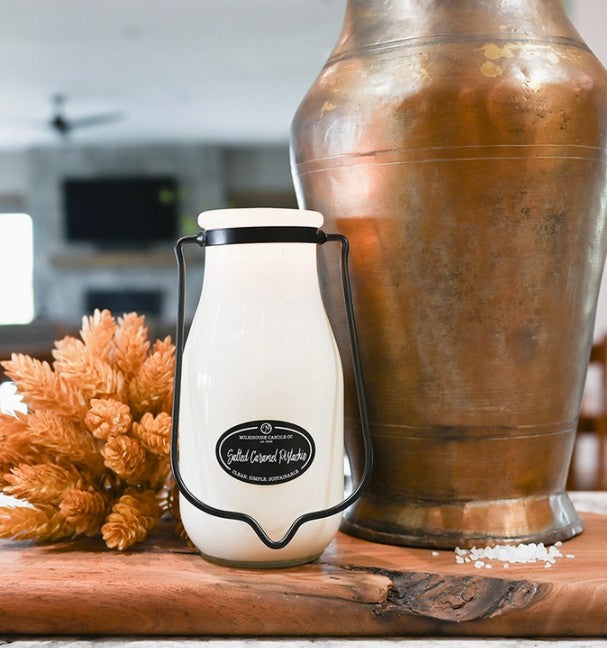 Milk Bottle Candles
